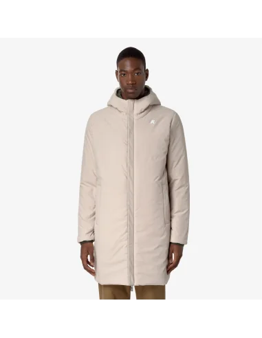 K-Way /// Giubbino Uomo Jacob Warm Reversibile Nylon Stretch Verde Militare Prezzo 310,00