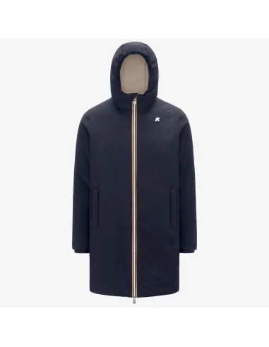 K-Way /// Giubbino Uomo Jacob Warm Reversibile Nylon Stretch Blu Scuro Prezzo 310,00