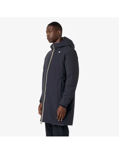 K-Way /// Giubbino Uomo Jacob Warm Reversibile Nylon Stretch Blu Scuro Prezzo 310,00