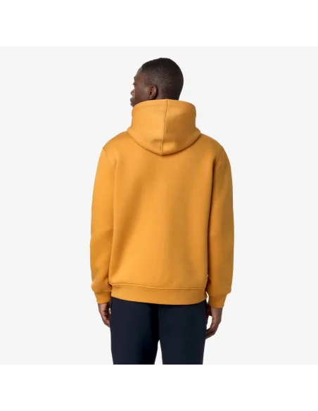 K-Way /// Felpa Giacca Uomo Rainer Scuba Stretch Giallo Ocra Prezzo 150,00