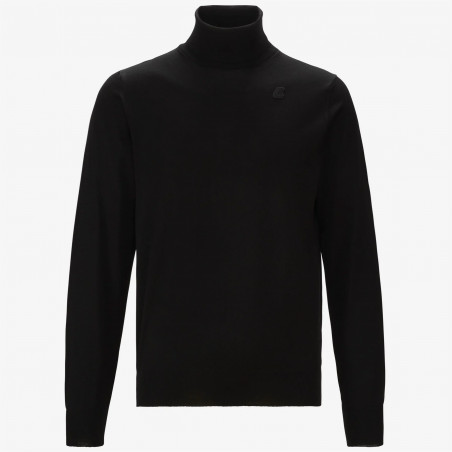 K-Way /// Maglia Collo Alto Uomo Henry Nero Prezzo 140,00