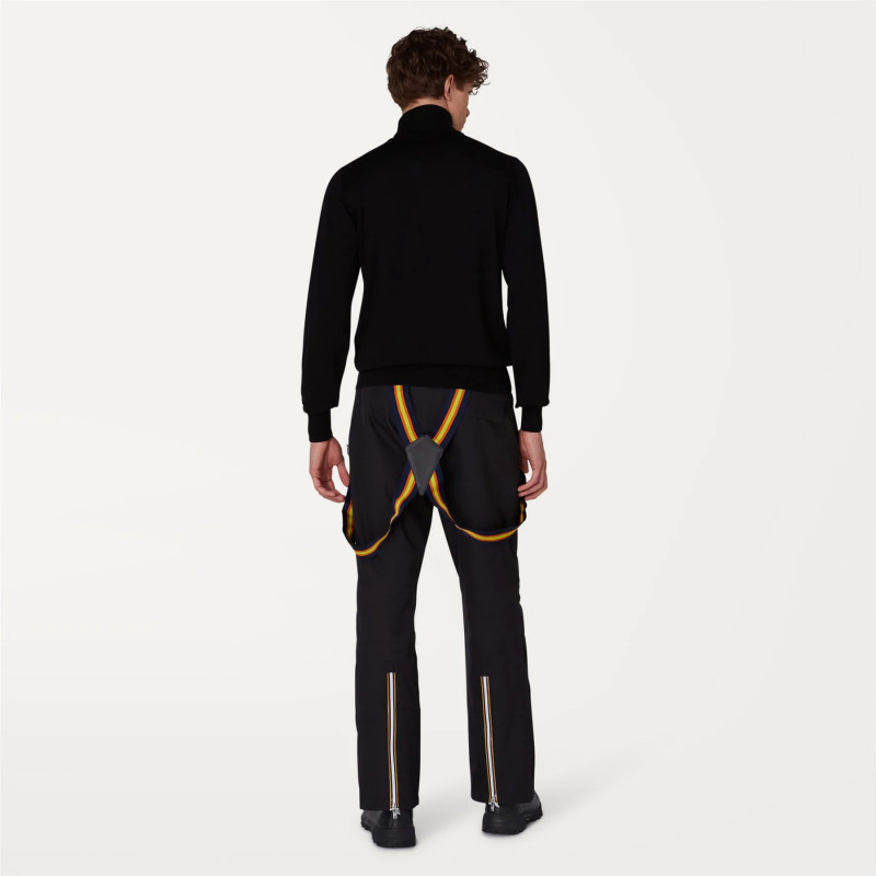 K-Way /// Maglia Collo Alto Uomo Henry Nero Prezzo 140,00