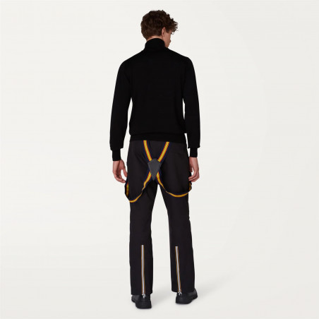 K-Way /// Maglia Collo Alto Uomo Henry Nero Prezzo 140,00