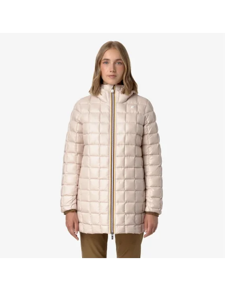 K-Way /// Giubbino Donna Sophie Stretch Double Talpa Scuro Prezzo 450,00