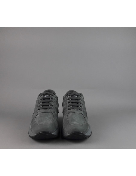 Hogan /// Interactive Uomo Nabuk Grigio Scuro Prezzo 420,00
