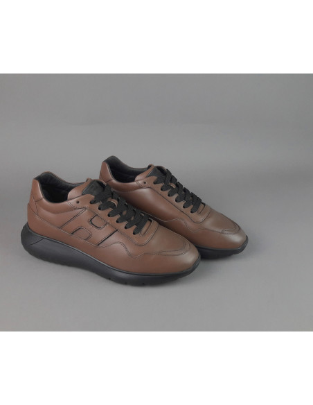 Hogan /// Interactive3 Uomo Pelle Marrone Prezzo 390,00