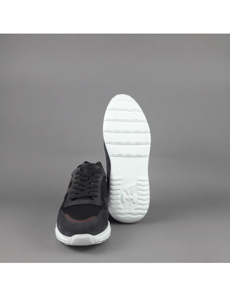 Hogan /// Interactive3 Uomo Camoscio Tela Antracite H Cucita Prezzo 360,00