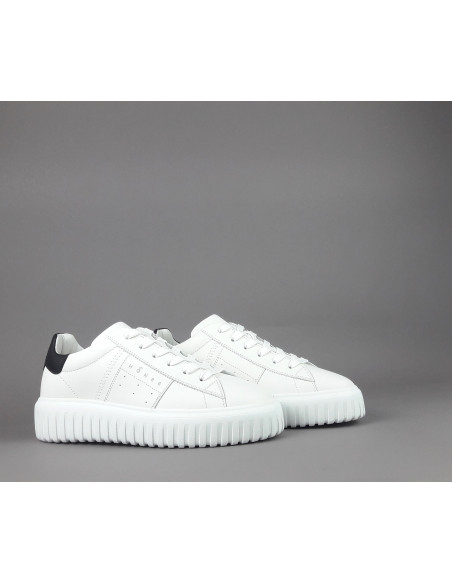 Hogan /// H-Stripes Uomo H645 Pelle Nappa Bianco Prezzo 420,00