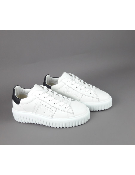 Hogan /// H-Stripes Uomo H645 Pelle Nappa Bianco Prezzo 420,00