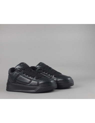 Hogan /// Sneakers Chamallow Uomo Pelle Nappa Nero Prezzo 470,00