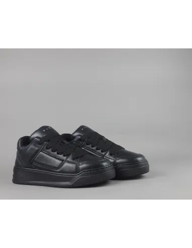 Hogan /// Sneakers Chamallow Uomo Pelle Nappa Nero Prezzo 470,00