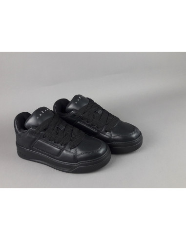 Hogan /// Sneakers Chamallow Uomo Pelle Nappa Nero Prezzo 470,00