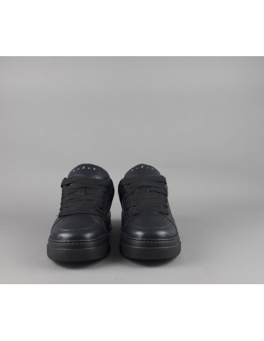 Hogan /// Sneakers Chamallow Uomo Pelle Nappa Nero Prezzo 470,00