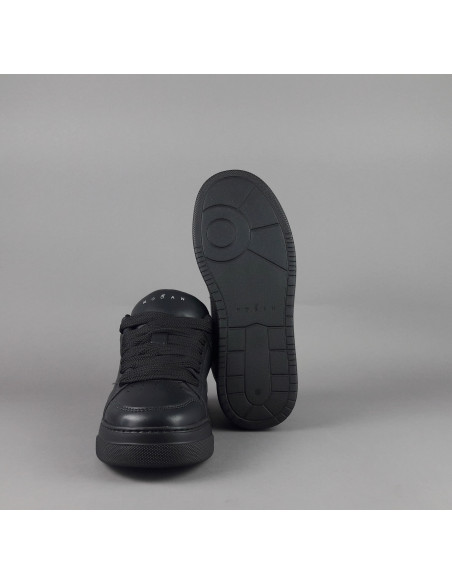 Hogan /// Sneakers Chamallow Uomo Pelle Nappa Nero Prezzo 470,00