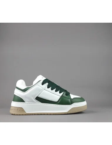 Hogan /// Sneakers Chamallow Uomo Pelle Nappa Bianco/Verde Prezzo 470,00