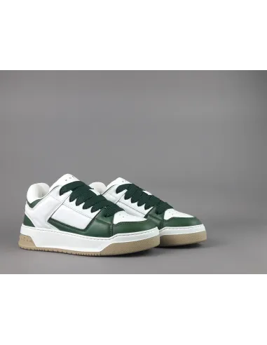 Hogan /// Sneakers Chamallow Uomo Pelle Nappa Bianco/Verde Prezzo 470,00