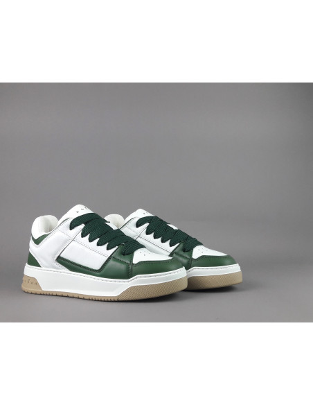 Hogan /// Sneakers Chamallow Uomo Pelle Nappa Bianco/Verde Prezzo 470,00