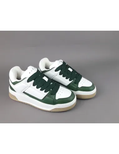 Hogan /// Sneakers Chamallow Uomo Pelle Nappa Bianco/Verde Prezzo 470,00