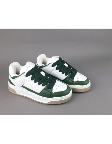 Hogan /// Sneakers Chamallow Uomo Pelle Nappa Bianco/Verde Prezzo 470,00