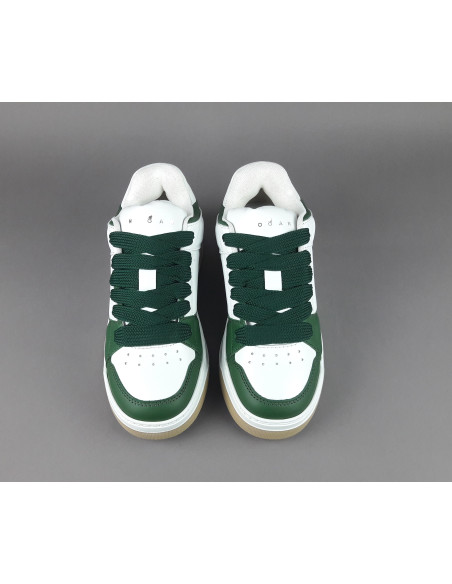 Hogan /// Sneakers Chamallow Uomo Pelle Nappa Bianco/Verde Prezzo 470,00
