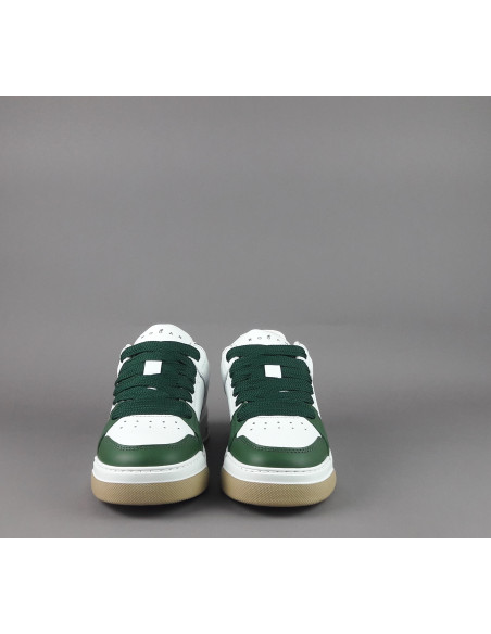 Hogan /// Sneakers Chamallow Uomo Pelle Nappa Bianco/Verde Prezzo 470,00