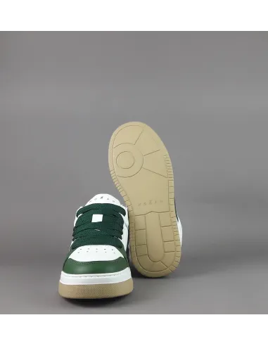 Hogan /// Sneakers Chamallow Uomo Pelle Nappa Bianco/Verde Prezzo 470,00
