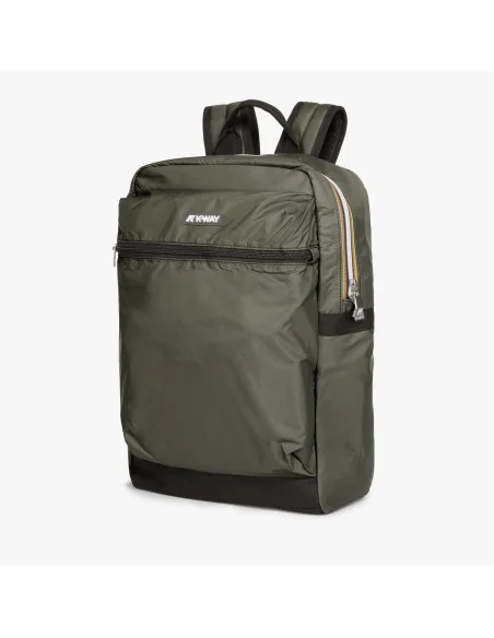 K-Way /// Zaino Unisex Laon Nylon Ripstop Verde Militare Prezzo 100,00