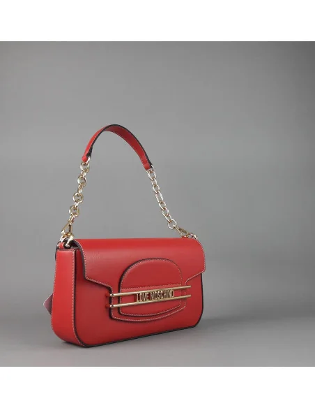 Love Moschino /// Borsa A Spalla Donna Pu Rosso Prezzo 195,00