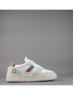 D.A.T.E. /// Court 2.0 Sneakers Uomo Pelle Bianco Prezzo 190,00