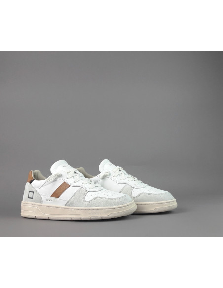 D.A.T.E. /// Court 2.0 Sneakers Uomo Pelle Bianco Prezzo 190,00
