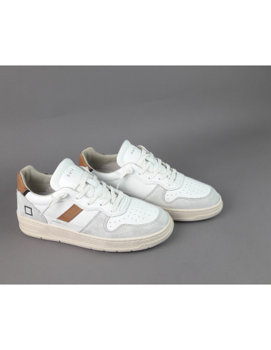 D.A.T.E. /// Court 2.0 Sneakers Uomo Pelle Bianco Prezzo 190,00