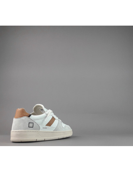 D.A.T.E. /// Court 2.0 Sneakers Uomo Pelle Bianco Prezzo 190,00
