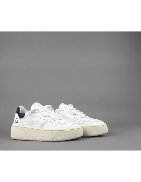 D.A.T.E. /// Step Sneakers Donna Pelle Bianco Prezzo 195,00