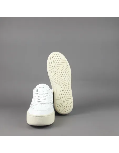 D.A.T.E. /// Step Sneakers Donna Pelle Bianco Prezzo 195,00