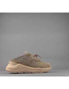 D.A.T.E. /// Fuga Sneakers Sabot Donna Camoscio E Tela Fango Prezzo 220,00