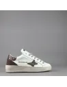 Ama Brand /// Sneakers Donna Slam Pelle Bianco Spoiler Glitter Prezzo 199,00