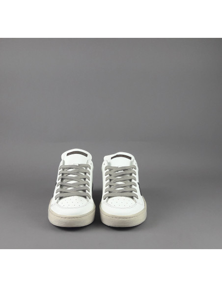 Ama Brand /// Sneakers Donna Slam Pelle Bianco Spoiler Glitter Prezzo 199,00