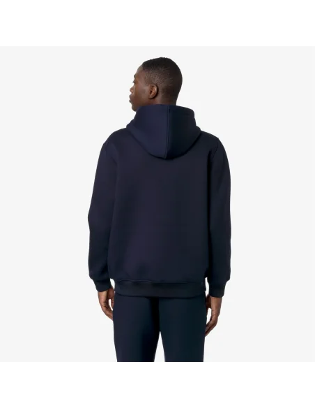 K-Way /// Felpa Uomo Bernie Scuba Stretch Blu Scuro Prezzo 140,00