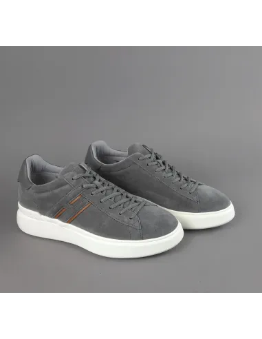 Hogan /// Sneakers H580 Uomo Camoscio Grigio H Lunga Prezzo 390,00
