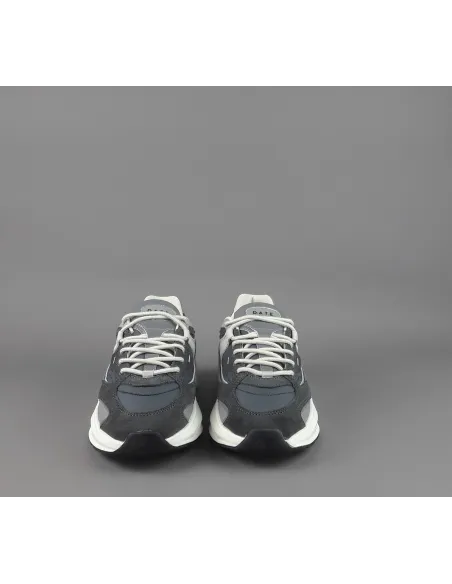 D.A.T.E. /// Vela Uomo Camoscio E Tela Grigio Scuro Prezzo 185,00