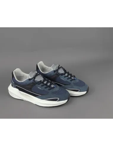 D.A.T.E. /// Vela Uomo Camoscio E Tela Blu Prezzo 185,00