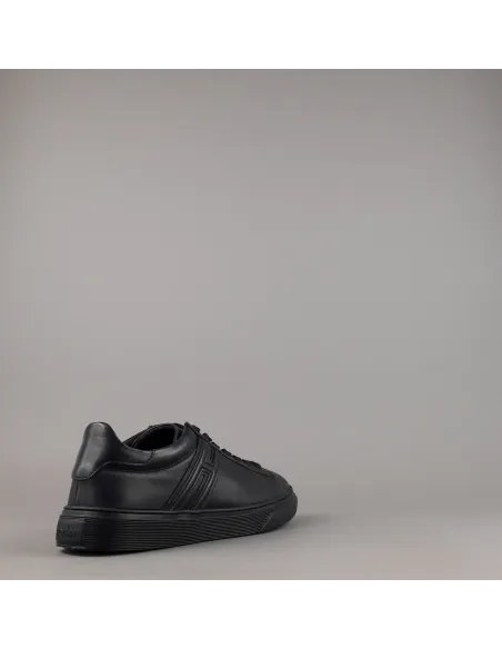 Hogan /// Sneakers H365 Uomo Pelle Nappa Nero H Canaletto Prezzo 320,00