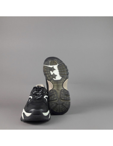 ASH /// Sneakers Donna Addict Pelle Tela Nero Prezzo 285,00