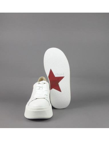ASH /// Sneakers Donna Moby Pelle Bianco Spoiler Strass Prezzo 240,00