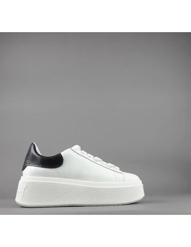 ASH /// Sneakers Donna Moby Pelle Bianco Spoiler Nero Prezzo 225,00