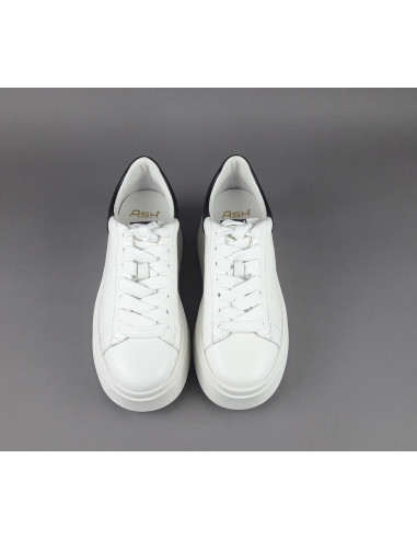 ASH /// Sneakers Donna Moby Pelle Bianco Spoiler Nero Prezzo 225,00