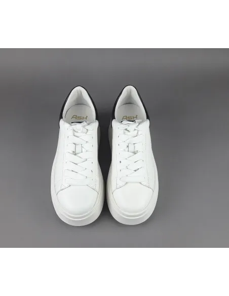 ASH /// Sneakers Donna Moby Pelle Bianco Spoiler Nero Prezzo 225,00