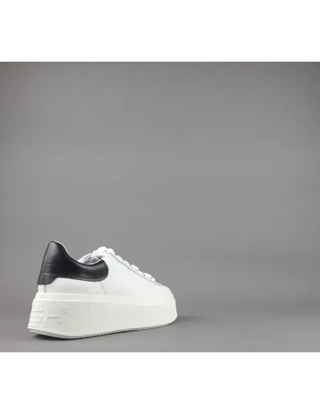 ASH /// Sneakers Donna Moby Pelle Bianco Spoiler Nero Prezzo 225,00