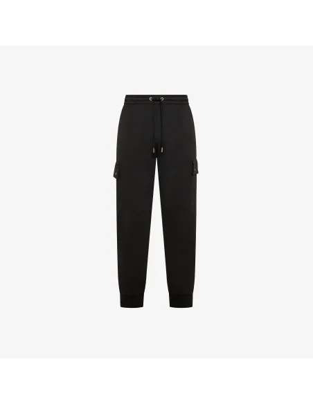 Sun 68 /// Pantalone Felpa Cargo Uomo Cotone Nero Prezzo 99,00