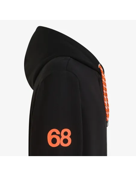 Sun 68 /// Felpa Cappuccio Uomo Cotone Nero Prezzo 130,00